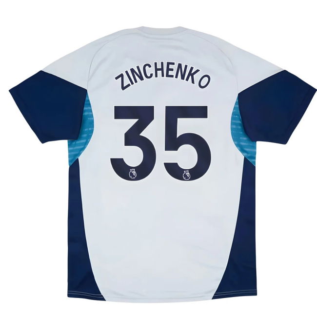 replica 2025-2026 Arsenal Training Shirt (Grey Two) (Zinchenko 35)