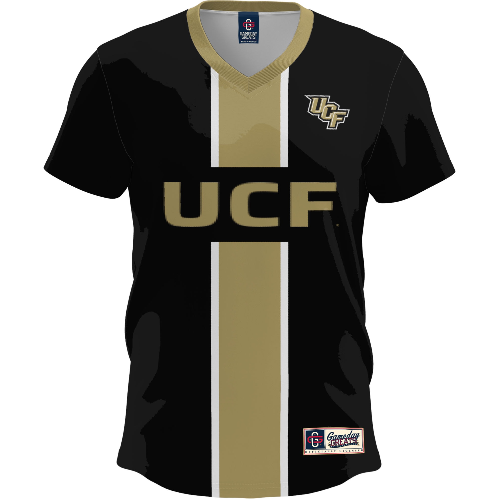 [JED] UCF Knights GameDay Greats Lightweight Soccer Fashion Jersey - Black
