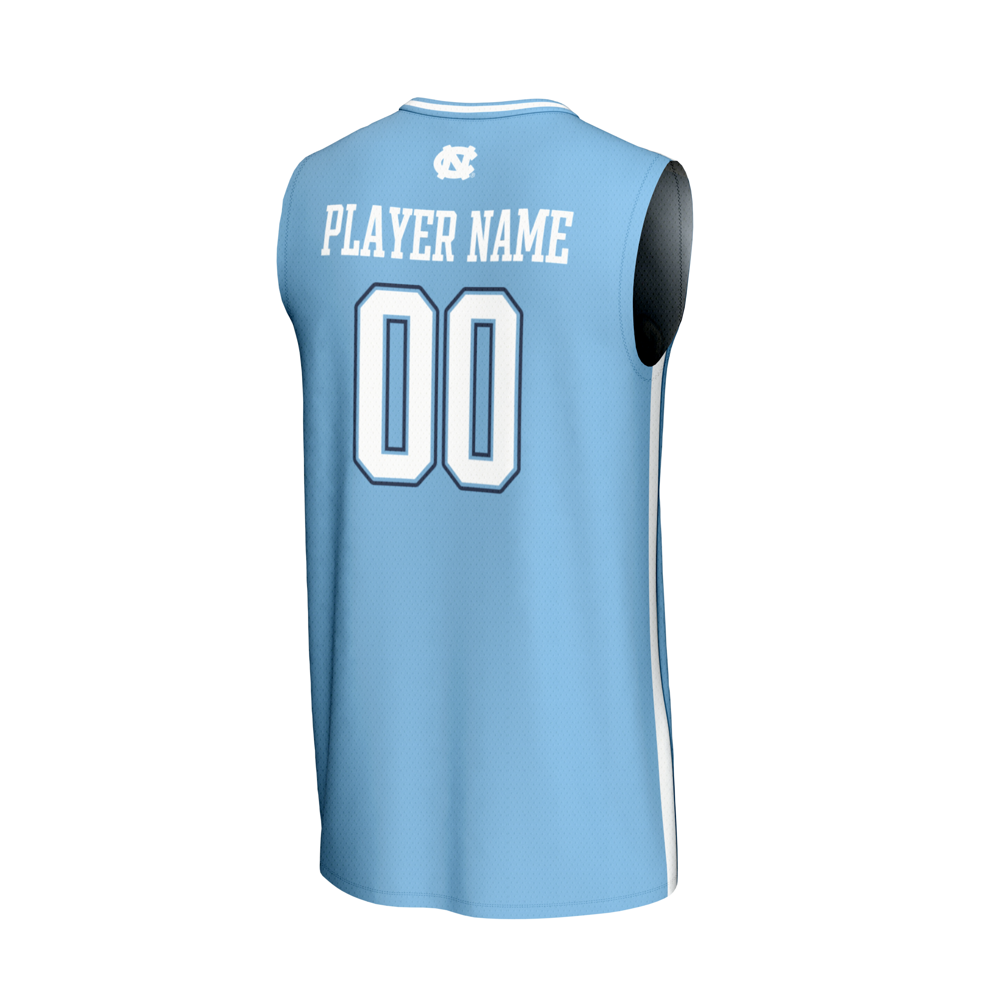 [NJP] North Carolina Tar Heels GameDay Greats NIL Pick-A-Player Lightweight Basketball Fashion Jersey - Light Blue