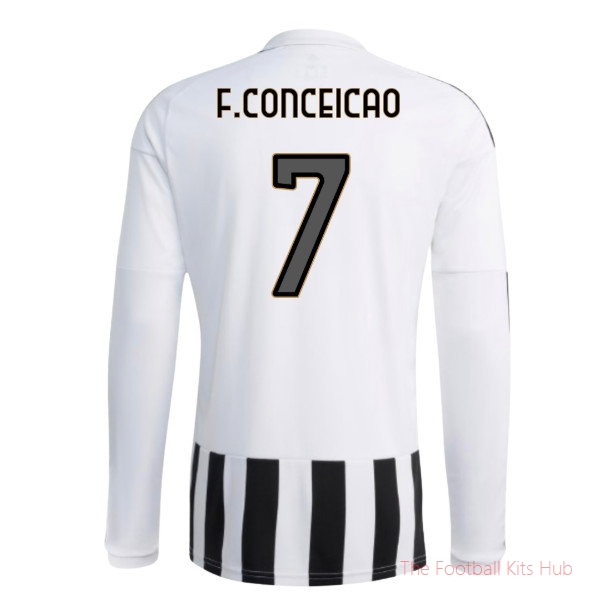 Juventus 2026-2027 Long Sleeve Home Shirt (F.Conceicao 7)