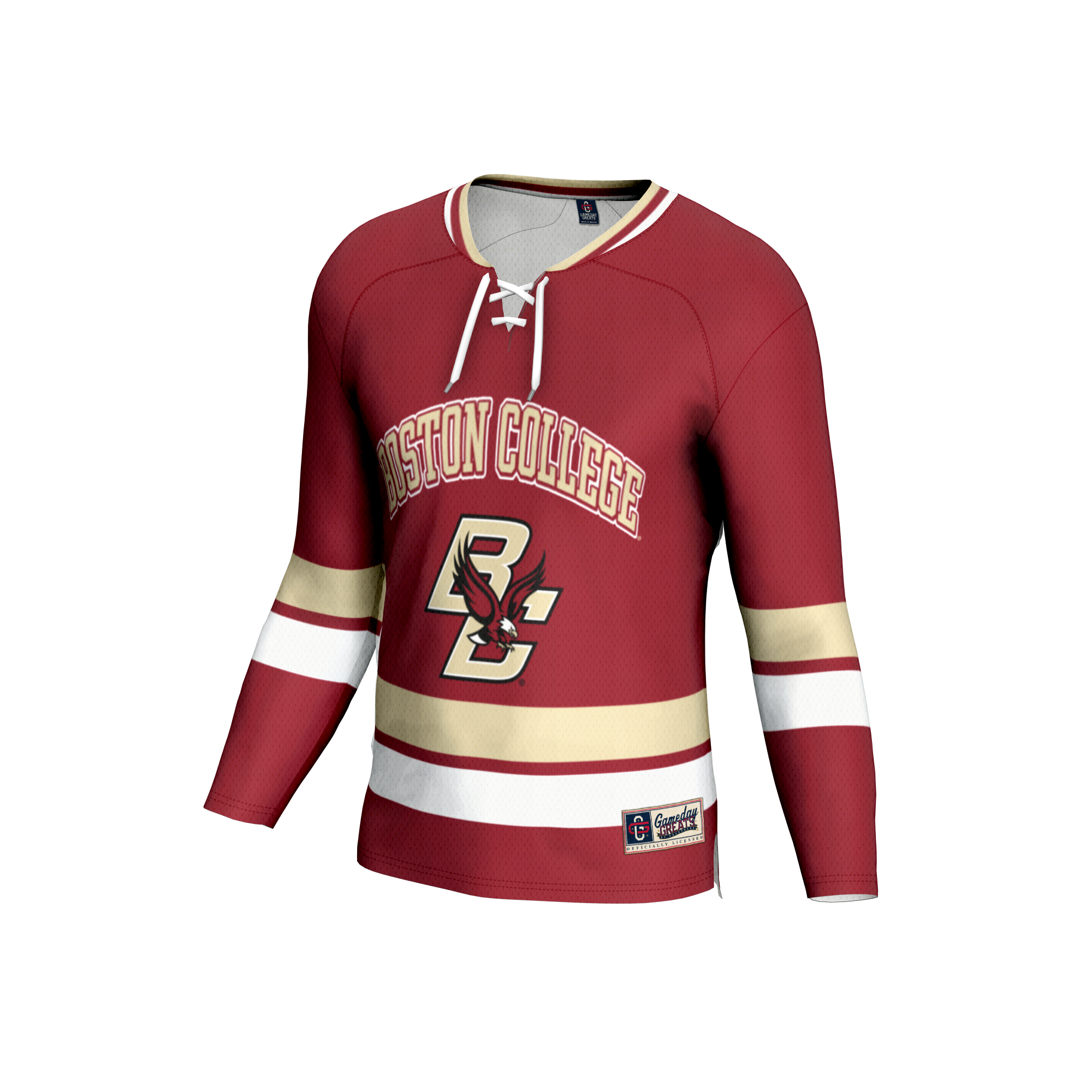 [NJP] Boston College Eagles Youth Lightweight Women's Hockey Team Fashion Jersey - Maroon