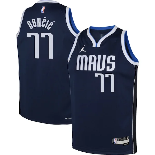 Luka Doncic DAL Swingman Jersey - top-tier classic - Navy NBA