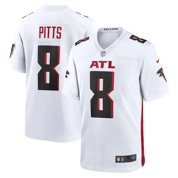 None Kyle Pitts Game Jersey - White | NFL Player Jersey | NFL Football