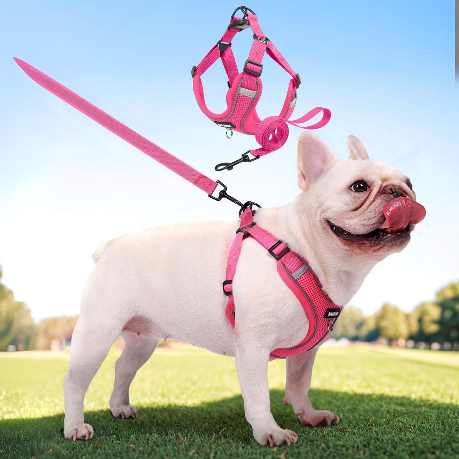French Bulldog Pawtify No Pull Frenchie Harness Explosion Proof Vest Practical Dog Gear