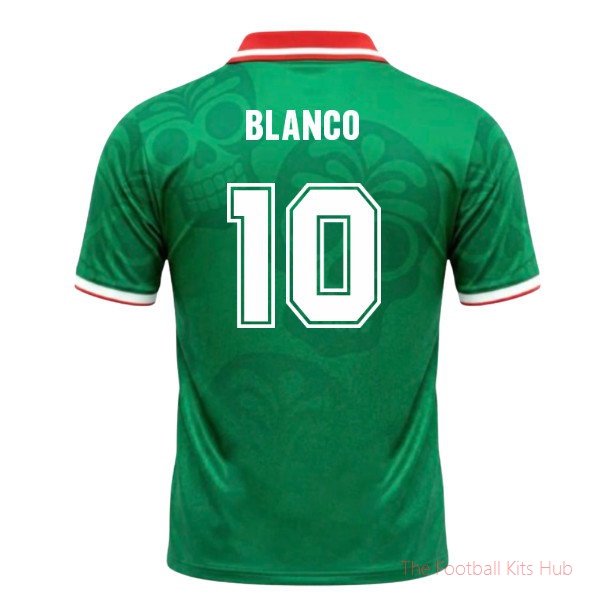 UMBRO Mexico World Cup 26 Football Shirt (Blanco 10)