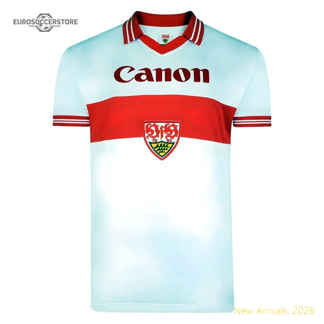 High-quality Score Draw Vfb Stuttgart 1980 Retro Football Shirt