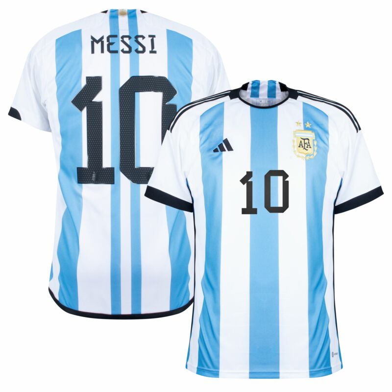 ARGENTINA HOME SHIRT WORLD CUP 2022 MESSI