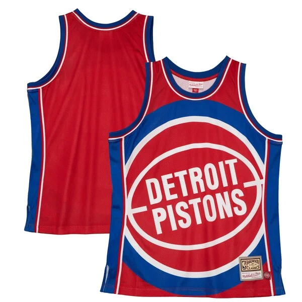 Detroit Pistons DET Jersey - trendy Basketball - Red sports game-day