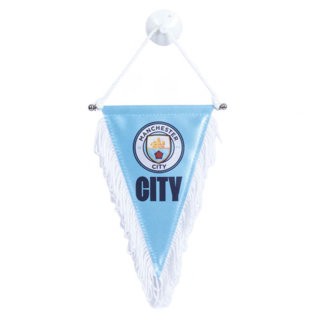 Adult Manchester City FC Triangular Mini Pennant
