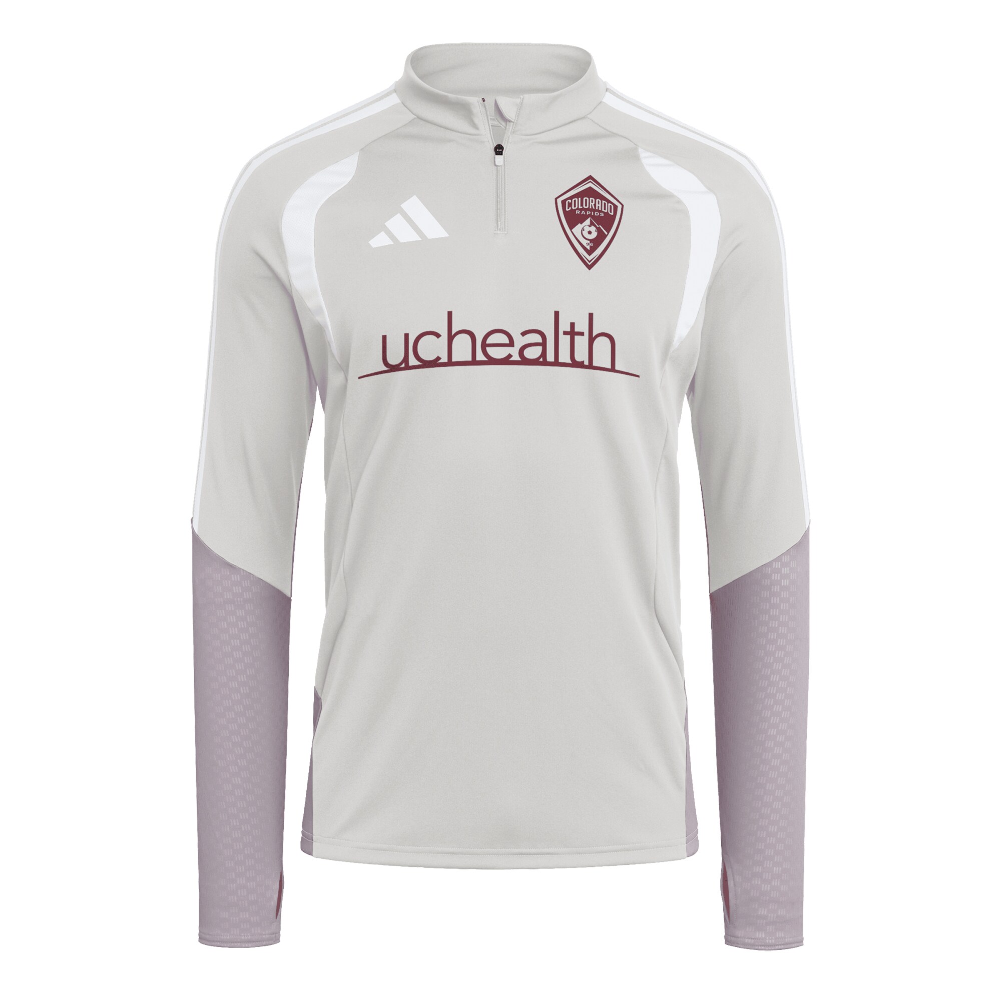 [SJH] Colorado Rapids 2026 Tiro Competition Quarter-Zip Training Jersey Top - Silver