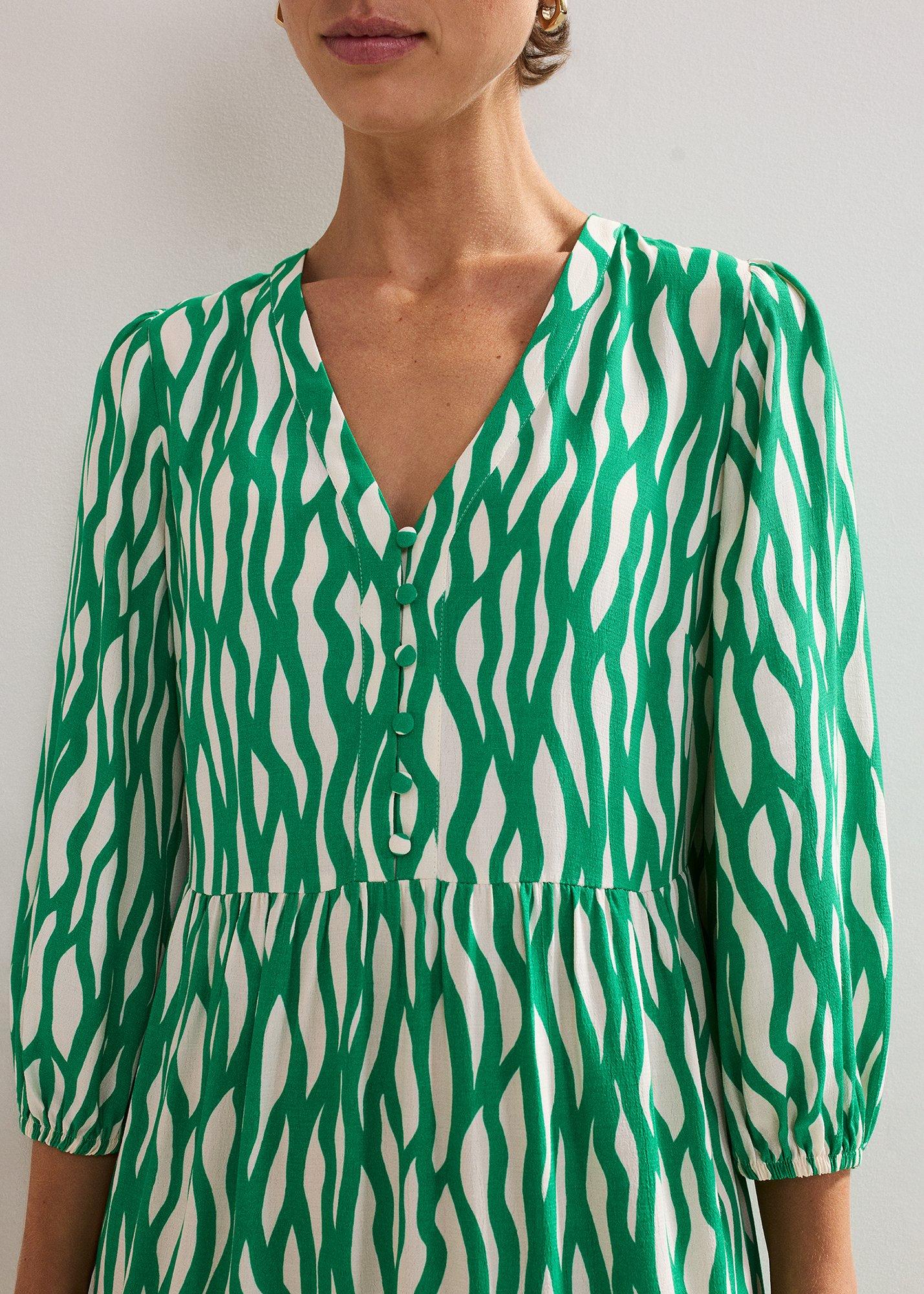 Penele Squiggle Swing Dress