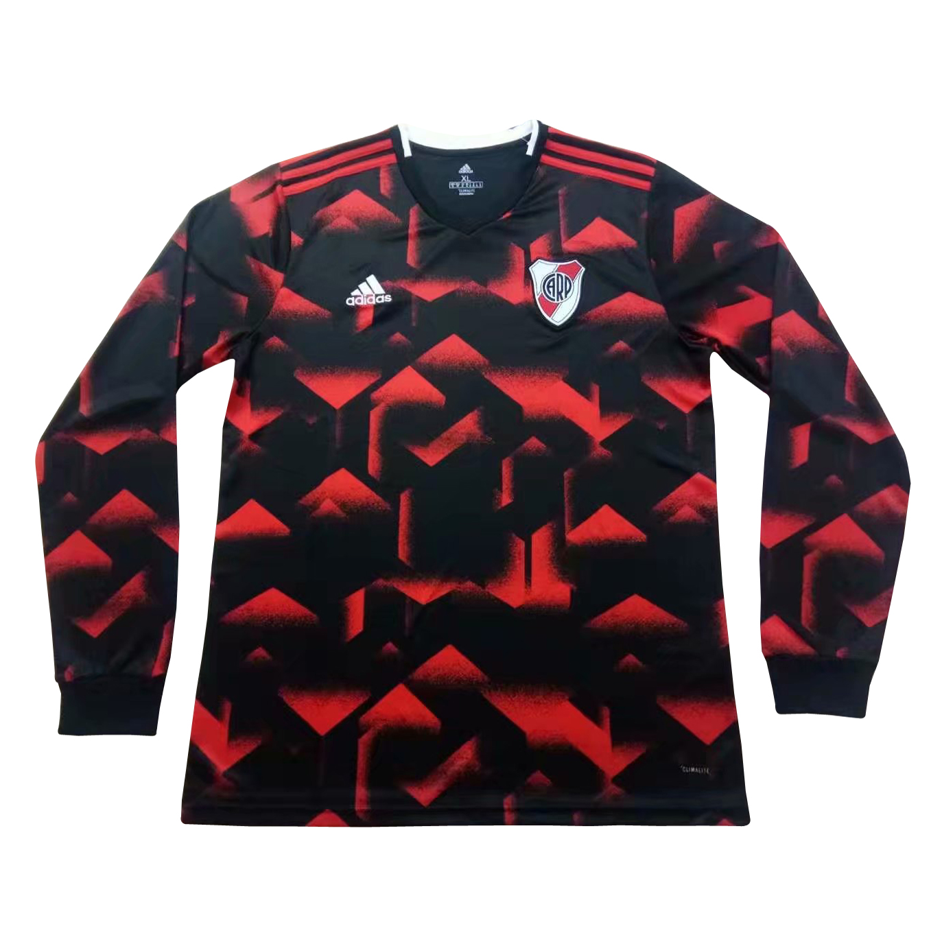 Moisture Wicking River Plate Away Long Sleeve 2019-20 Soccer Jersey
