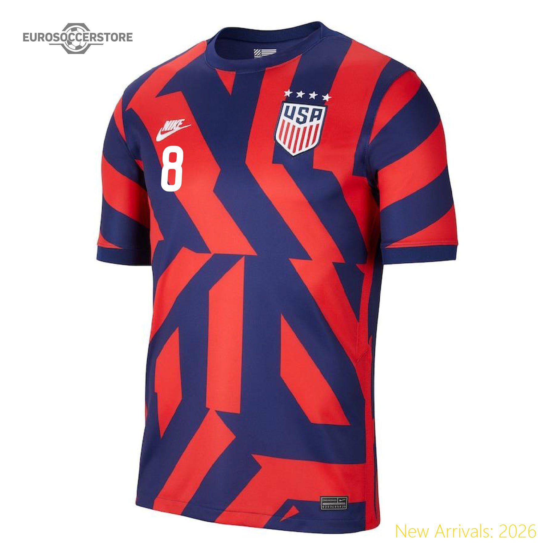 Iconic Design Adult Top-grade Usa Attacking Threat Away Jersey 2021