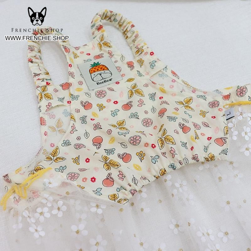 French Bulldog Fruit Skirt Frenchie Summer Dress (w319) Durable Dog Item