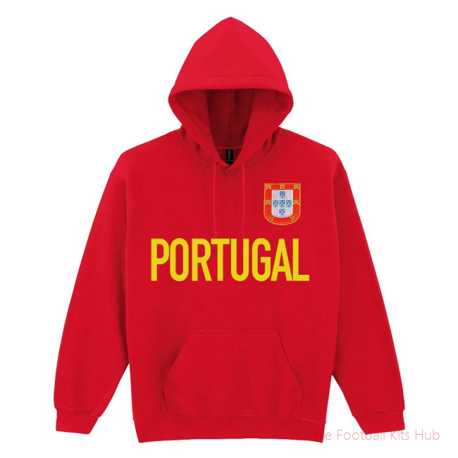 Portugal National Team Text Hoody (Red)