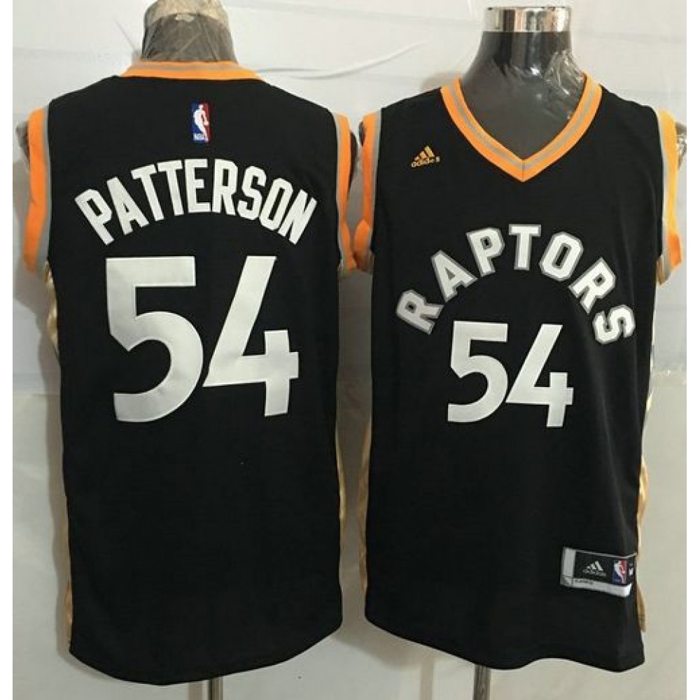 Premium Men's Toronto Raptors #54 Patrick Black Basketball Jersey