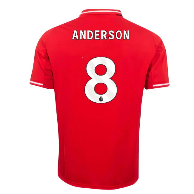Anderson 8 Updated Performance Nottingham Forest Home Football Shirt