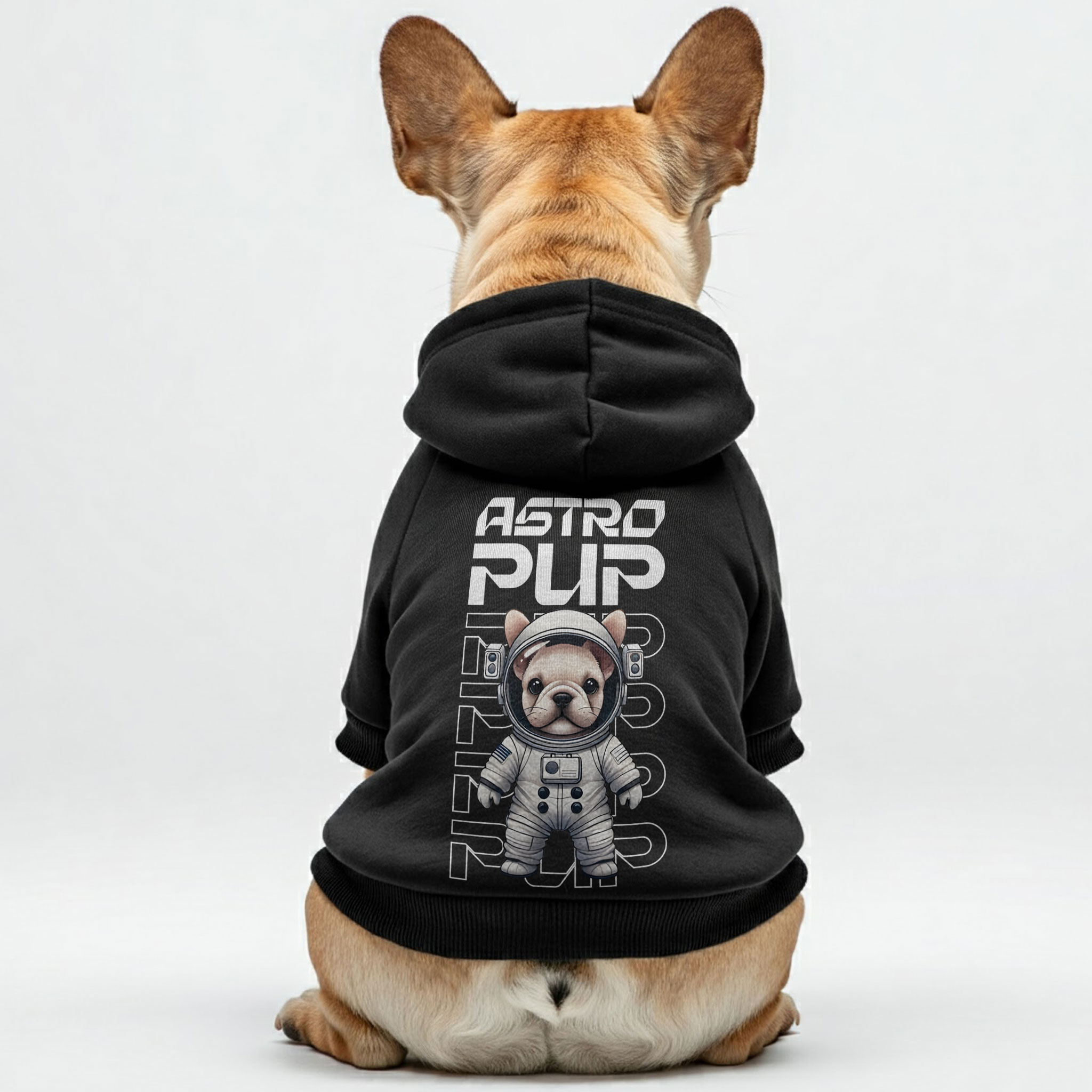 Pet-Lover Astro Pup - Personalized French Bulldog Hoodies With Funny ...