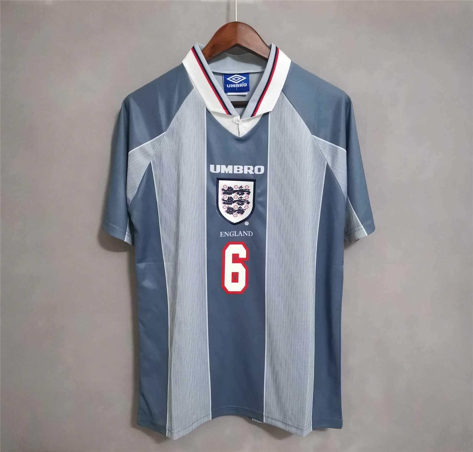 Cheap 1996 England away retro kit
