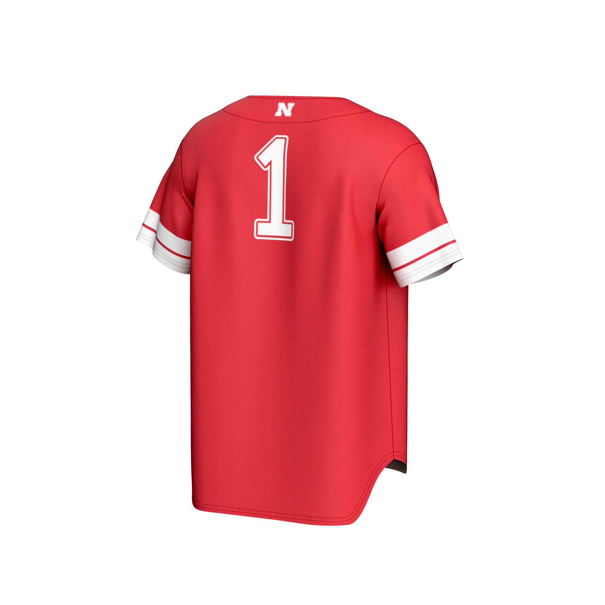 [NJP] Nebraska Huskers GameDay Greats Youth Lightweight Collegiate Baseball Fashion Jersey - Scarlet