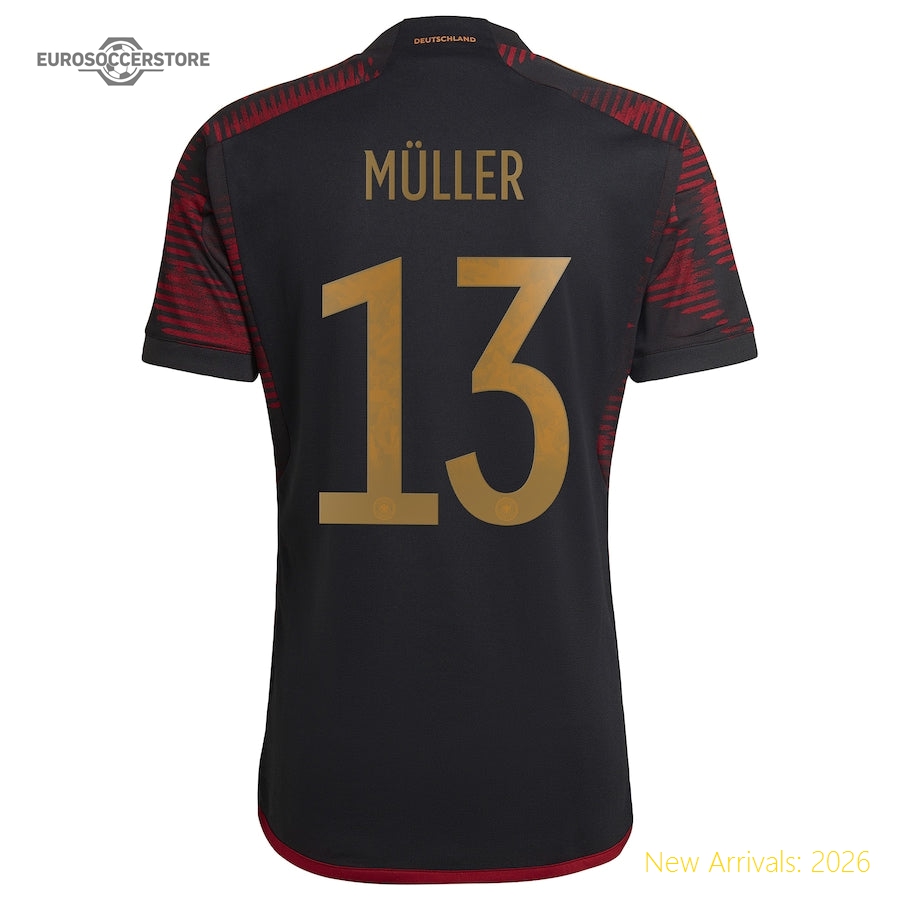 Club Approved Official Men Ger National Team Legend Away Jersey 2022