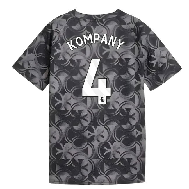 Kompany 4 Original Replica Man City Home Replica Jersey for Kids