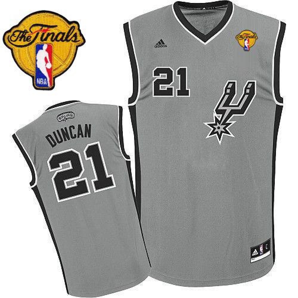 Performance Classic Men's SAS #21 Tim None Basketball Jersey