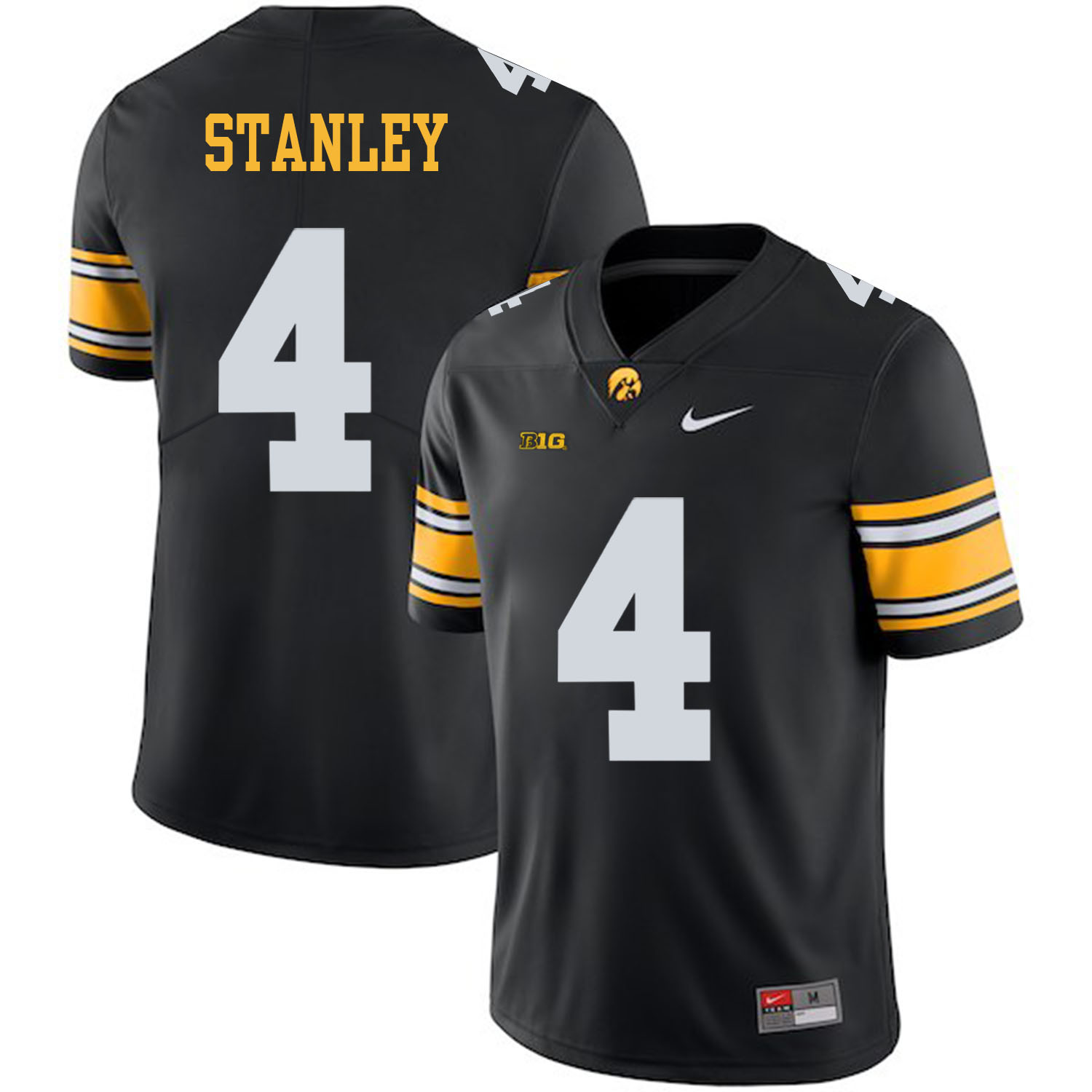 Men's None Black 2024 breathable Nathan Stanley #4 stitched Jersey
