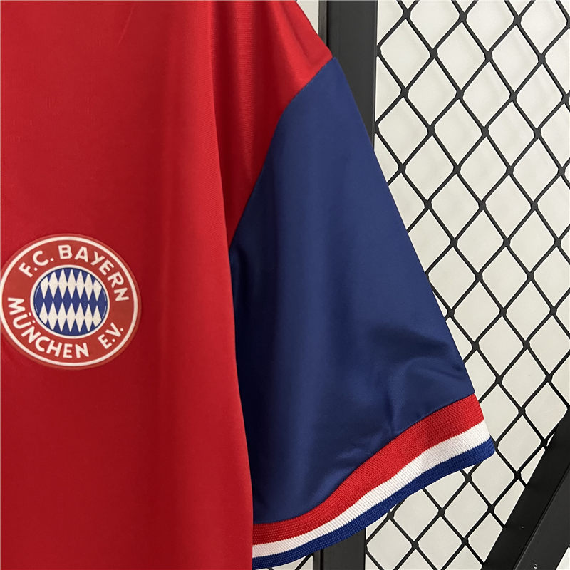Official Official Quick Dry Bayern Munich 9395 Retro Home Shirt