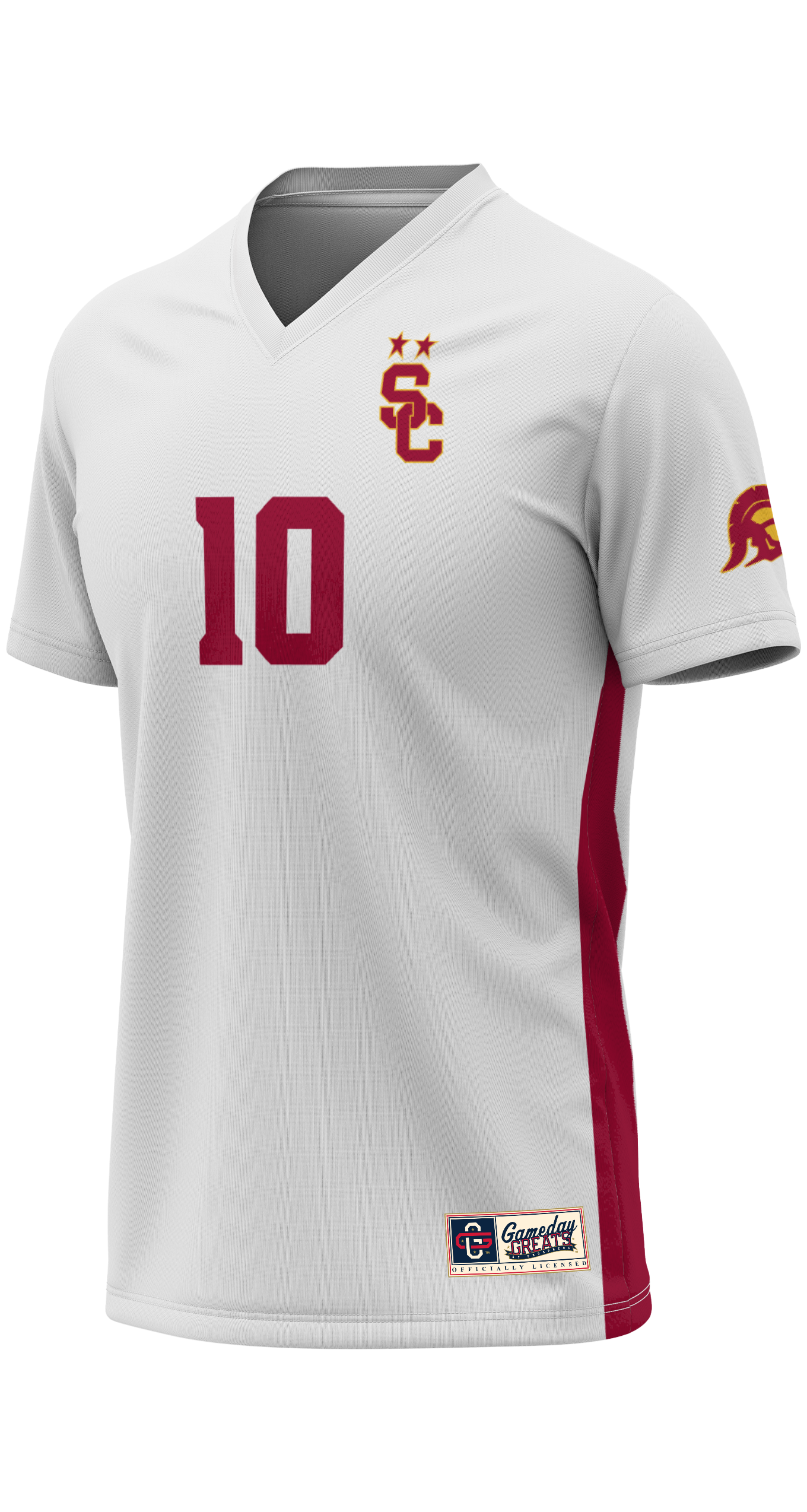 [DDG] Savannah DeMelo USC Trojans GameDay Greats Unisex Lightweight Women's Soccer Jersey - White