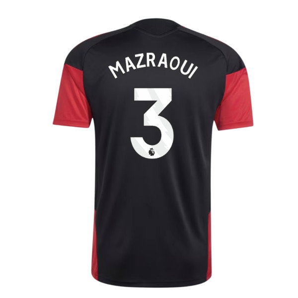 [DDJ] 2026-2027 Man Utd Training Jersey (Black) (Mazraoui 3)