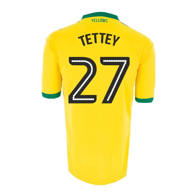 Supporter Norwich Home Shirt Good Xxl Tettey #27 Official Licensed...