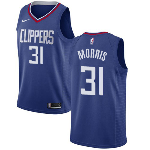 LAC #31 Marcus Morris Official 2024 Icon NBA Jersey - Blue Swingman