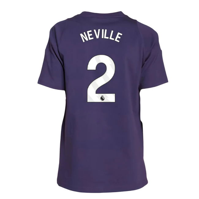 Supporter Football Man Utd Training Tee Aurora Plum Kids Neville #...