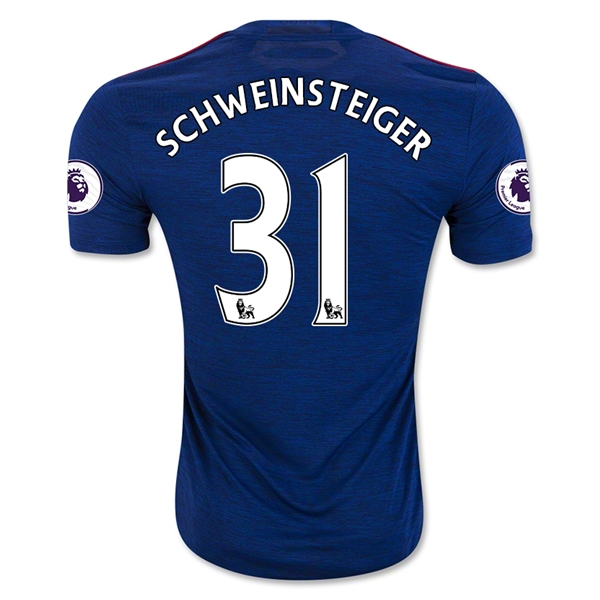 Lightweight Man Utd Manchester United Away 2016-17 SCHWEINSTEIGER 31