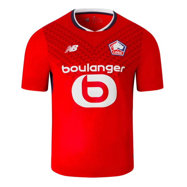 Official 2024-2025 Lille Home With Retro Design - Long Lasting