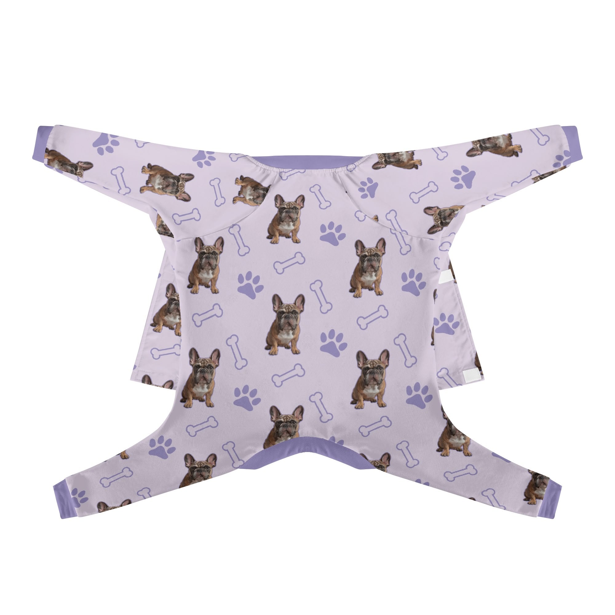 Lifestyle-Driven Willow - Personalized French Bulldog Pajamas With Yo...