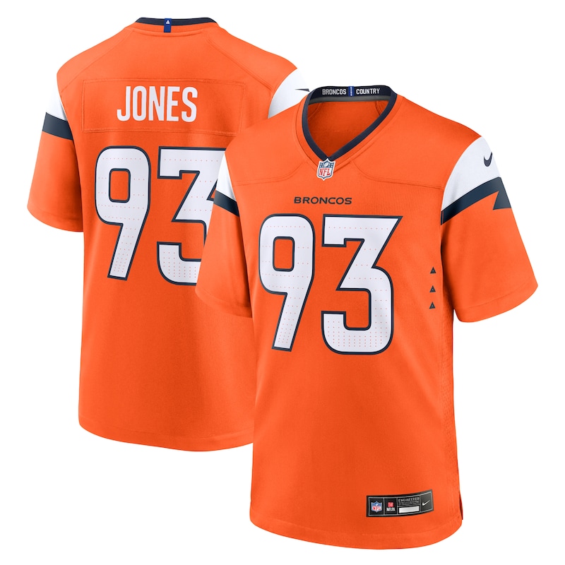 None D.J. Jones DEN Broncos Powerful Great Value Jersey for NFL Fans