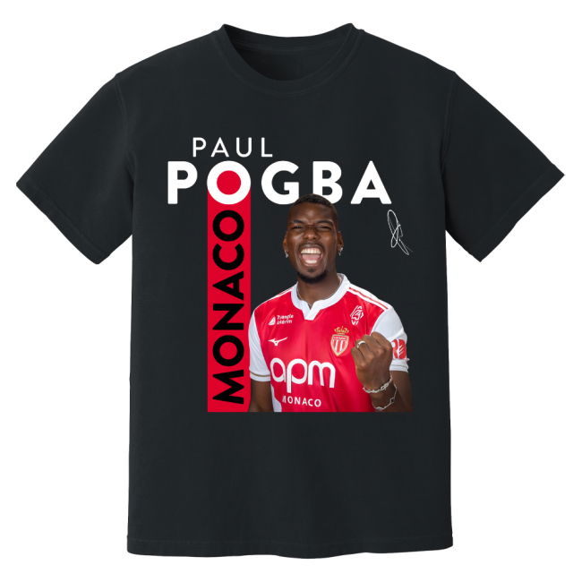 Paul Pogba Monaco New Signing football T-Shirt