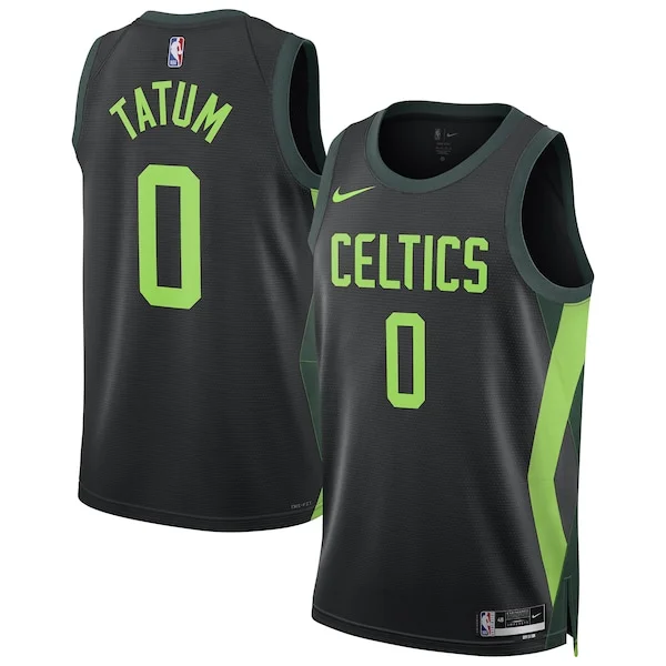 Jayson Tatum BOS Swingman Jersey - trendy exclusive - Black casual