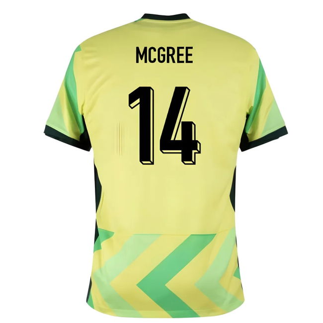 Authentic 2025-2026 Australia Home Shirt (Mcgree 14) National