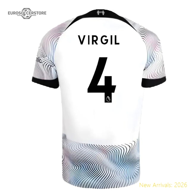 Exclusive Away Liverpool Virgil Jersey 2022-2023 Comfortable