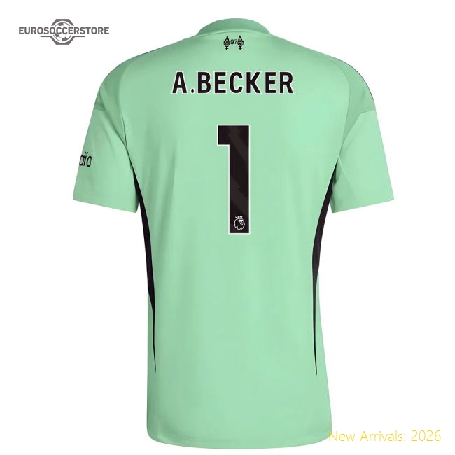 Kid-approved Liverpool Kids Jersey A.becker 2025-2026 Dri-fit
