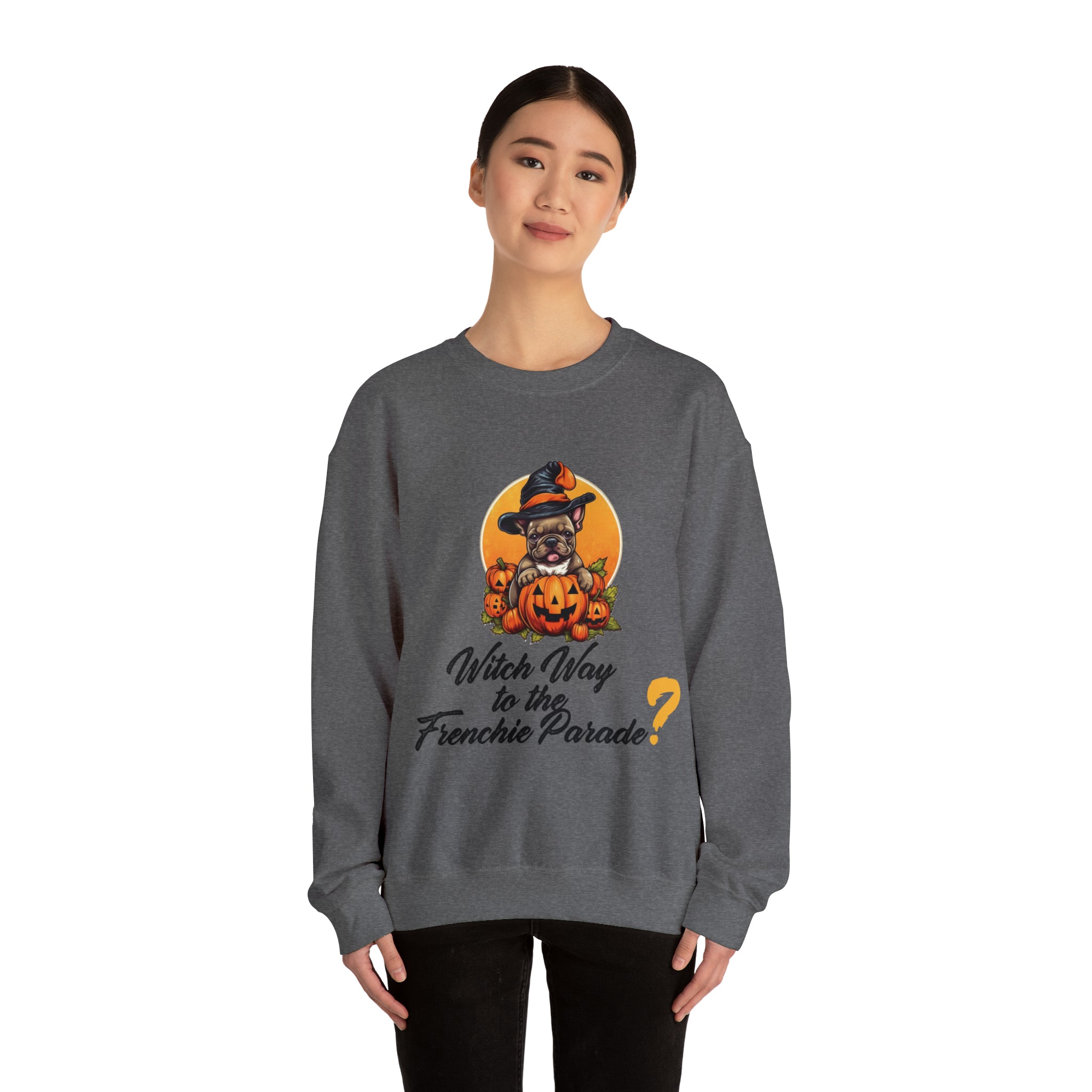 French Bulldog Witch Way Halloween Unisex Sweatshirt Comfy Pet Product
