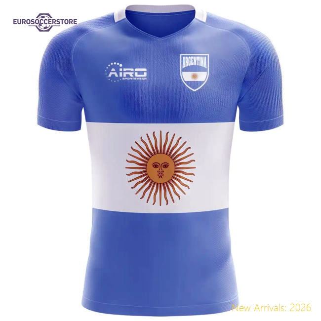 2025-2026 Argentina Flag Concept Football Shirt - Baby