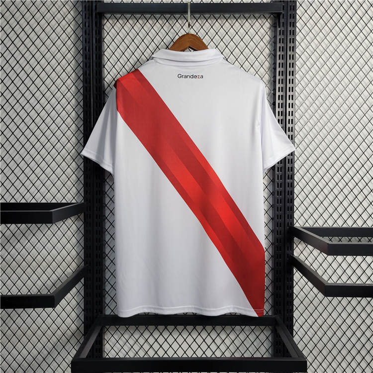 River Plate 2324 Home White Soccer Jersey Footbal Shirt - Official