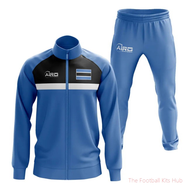 Men Botswana Concept Football Tracksuit (Sky)