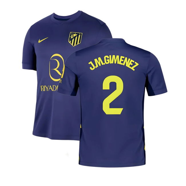 Camiseta Atlético Madrid 2025-2026 Visitante Hombres - Producto Licenciado