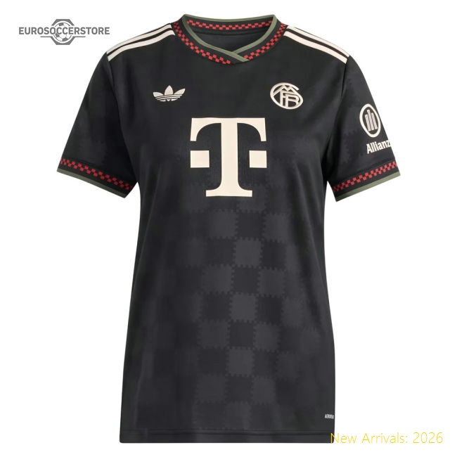 Premium Genuine 2025-2026 Bayern Munich Third Shirt (Womens)
