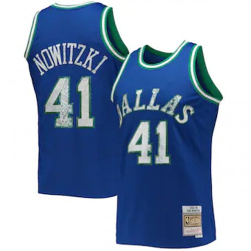 Mavericks Blue Dallas Mavericks #41 Nike Jersey - Economical